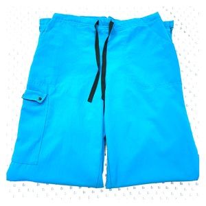 Wonder Wink Turquoise Scrub Pants